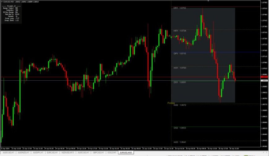 PivotsD_v5 (Black) MT4 Forex Indicator